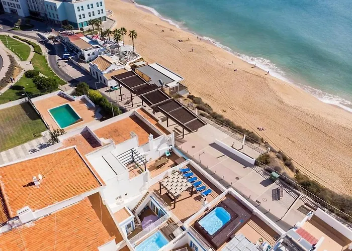 Refurbished Beachfront House, Pool, Ac, Wifi, Albufeira, Sea View Albufeira
