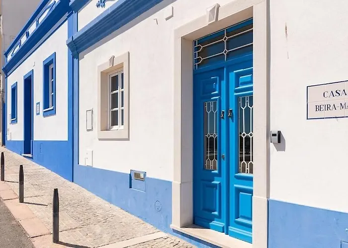 Ferienhaus Refurbished Beachfront House, Pool, Ac, Wifi, Albufeira, Sea View